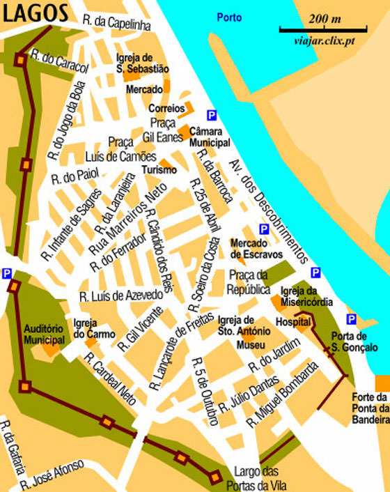 Detaillierte Karte von Lagos 2