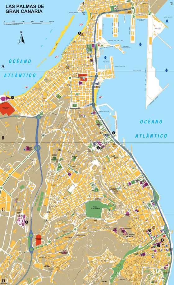 Las Palmas De Gran Canaria Map 0 