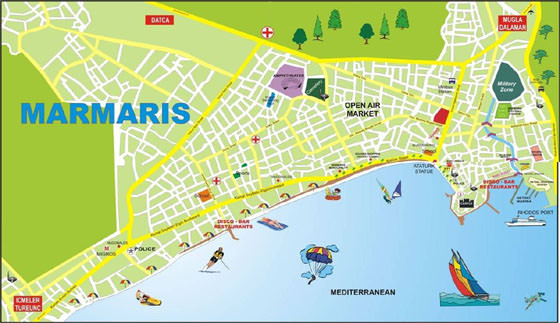 Large map of Marmaris 1