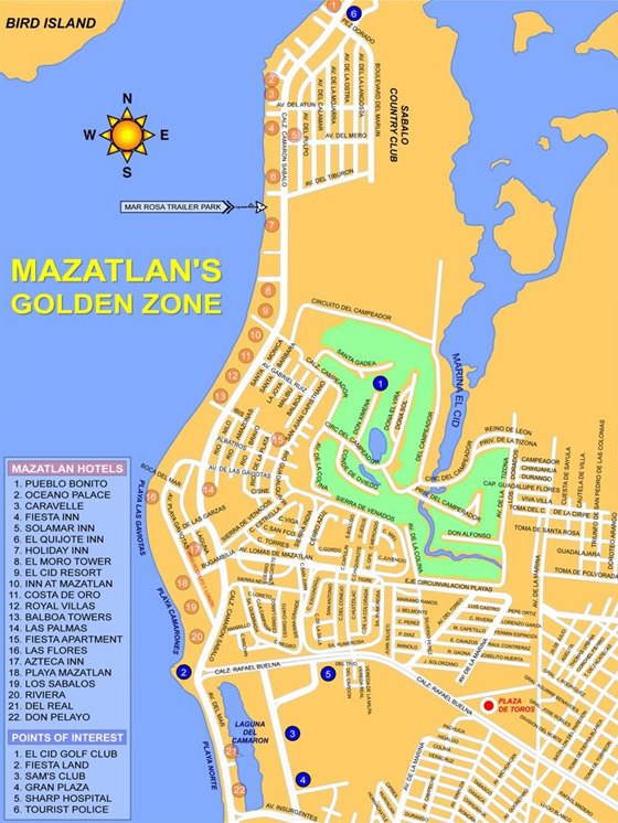 Mazatlan Map 2 