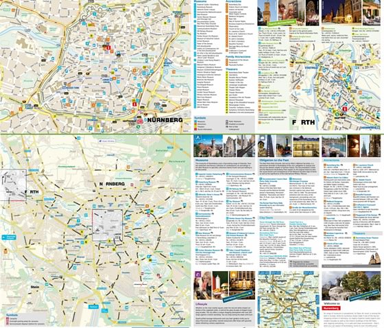 Large map of Nurnberg 1