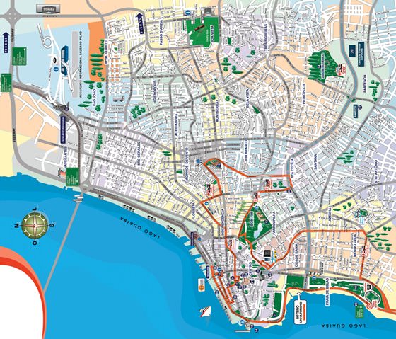 Detailed map of Porto Alegre 2