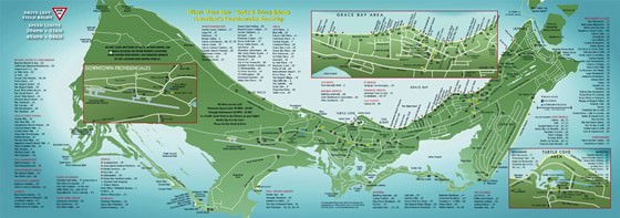 Large map of Providenciales Island 3
