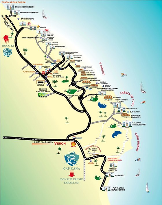 Punta Cana Map 2 