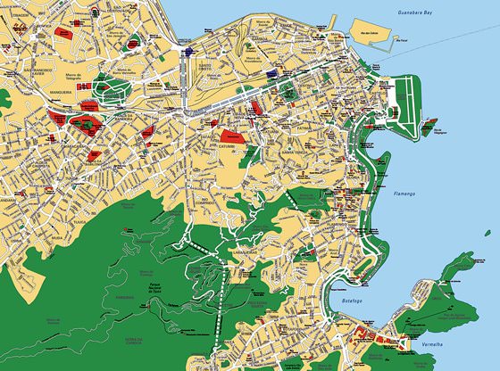 Large map of Rio de Janeiro 1