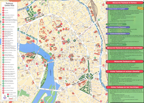 Large Toulouse Maps for Free Download and Print | High-Resolution and ...