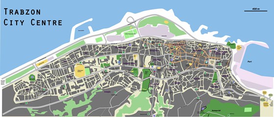 Large map of Trabzon 1