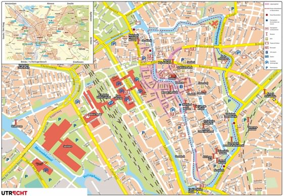 Large map of Utrecht 1