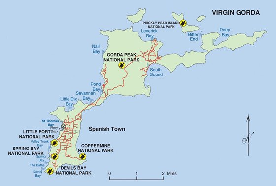 Детальная карта Вирджин-Горды 3