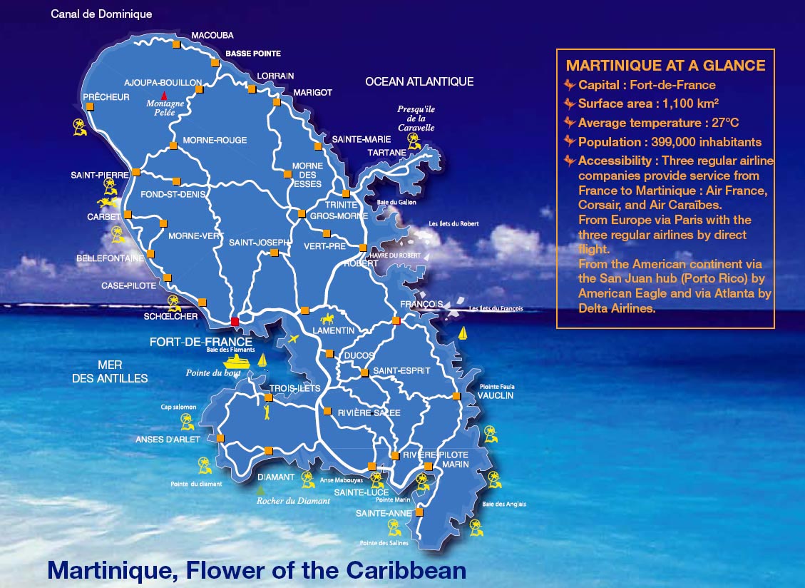 Martinique Map 1 
