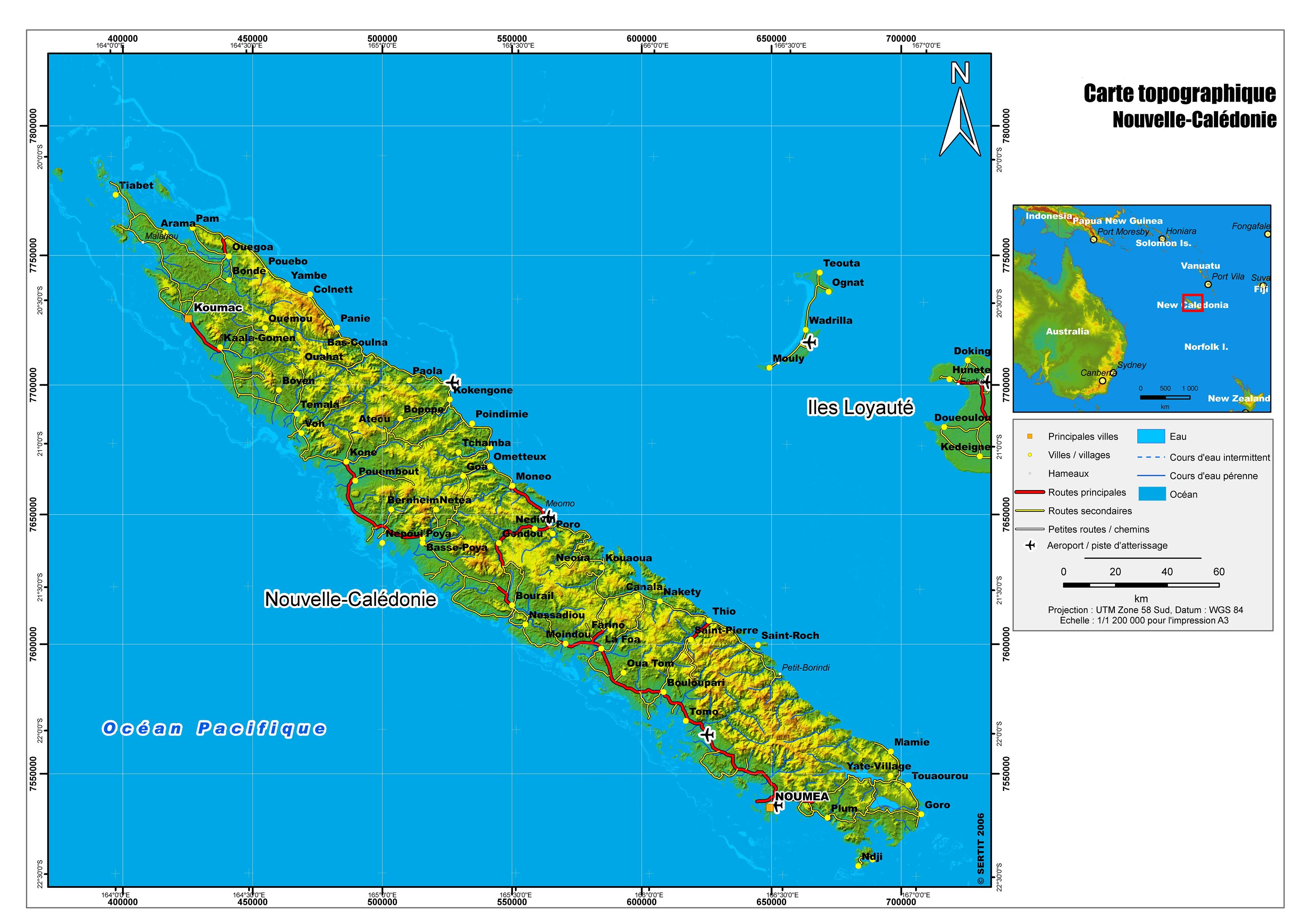 New Caledonia Map 3 