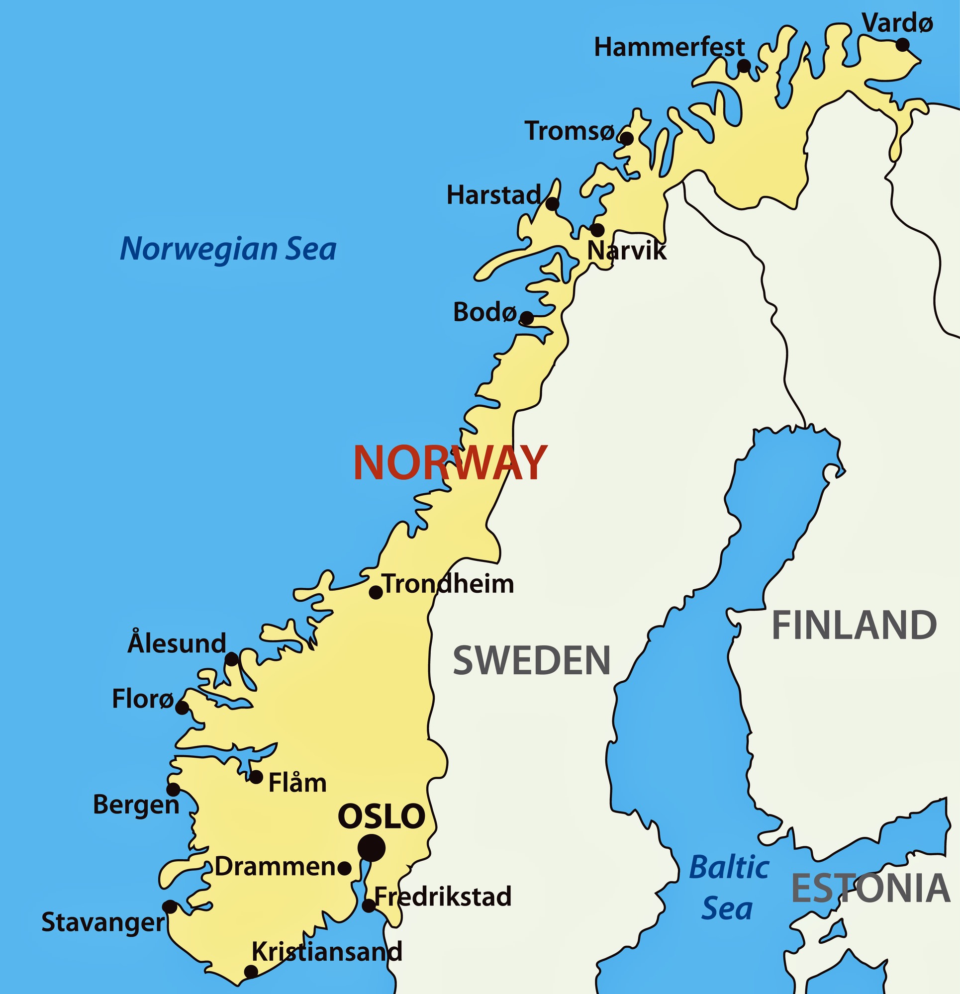 Norway Map 0 