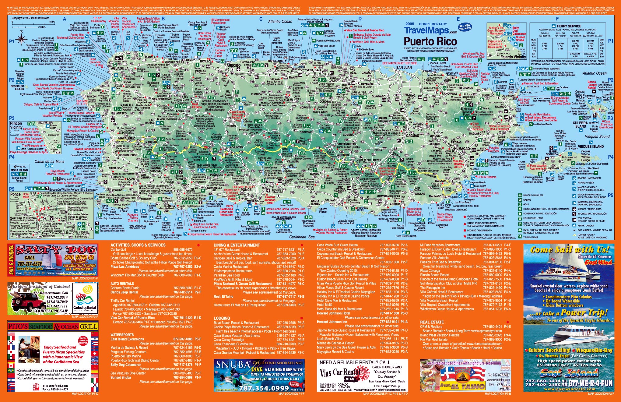 Mapas Imprimidos De Puerto Rico Con Posibilidad De Descargar