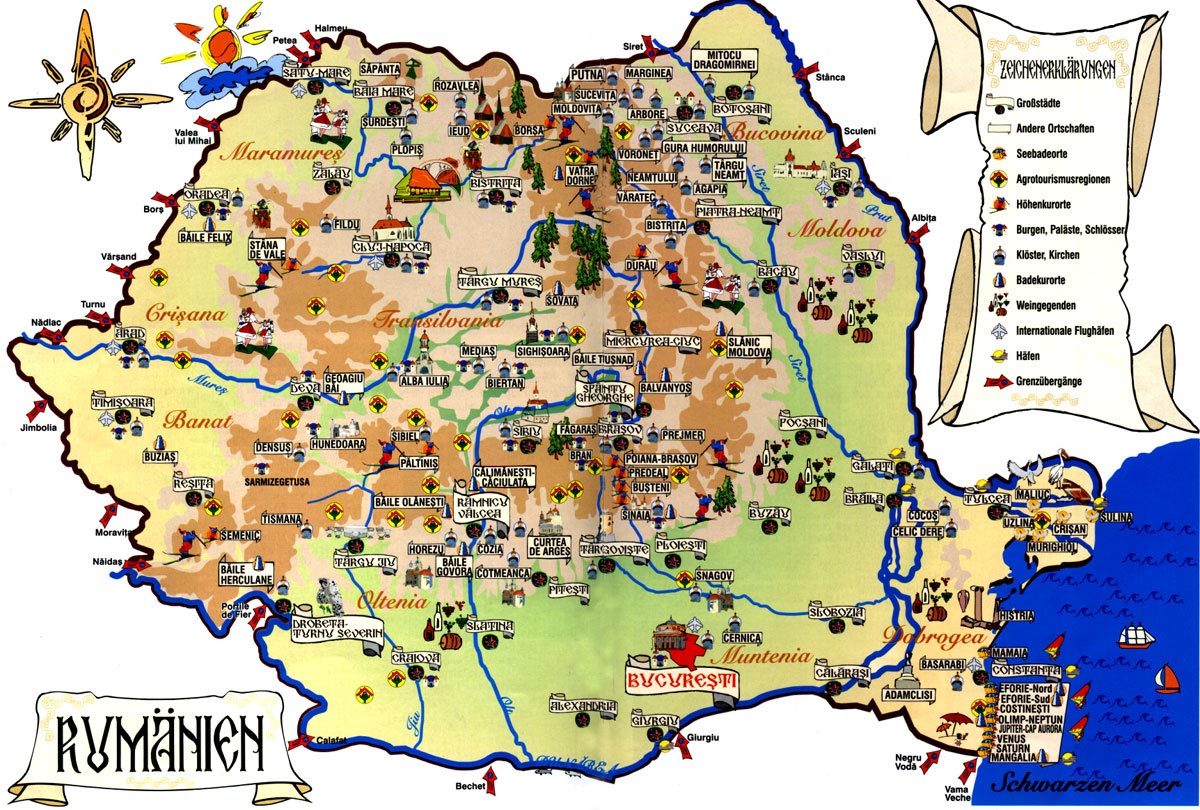 Romania Map 1 