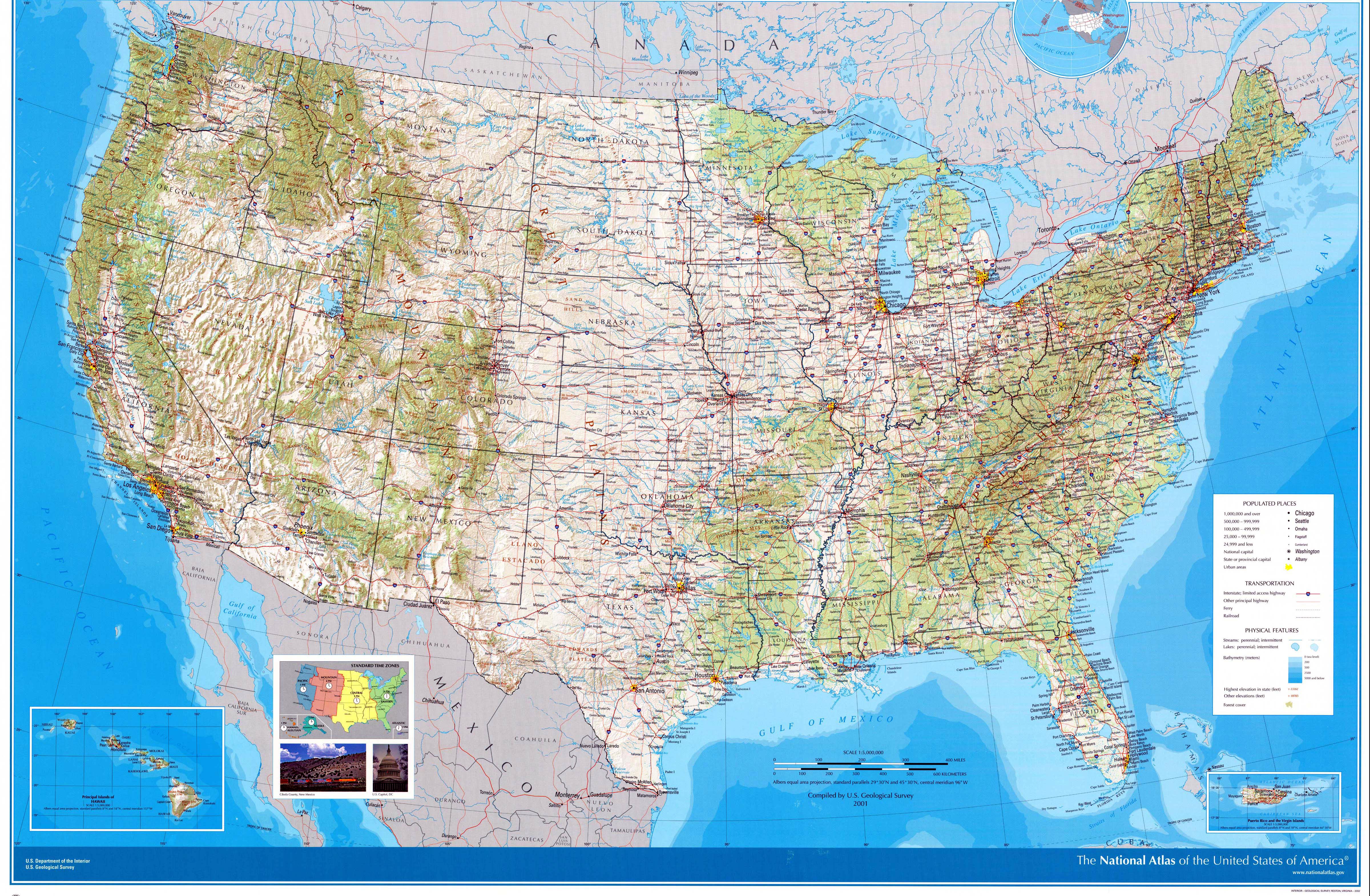Printable Usa Map With States And Cities Printable Maps - Vrogue