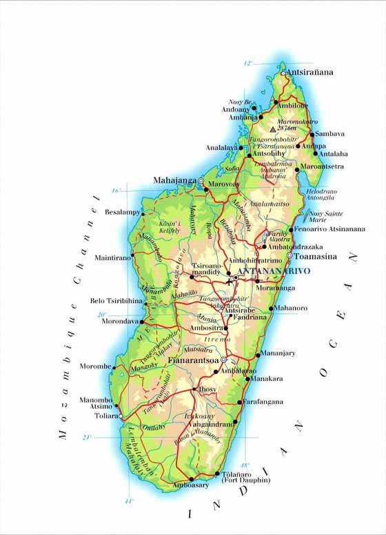 Madagascar Maps | Printable Maps of Madagascar for Download