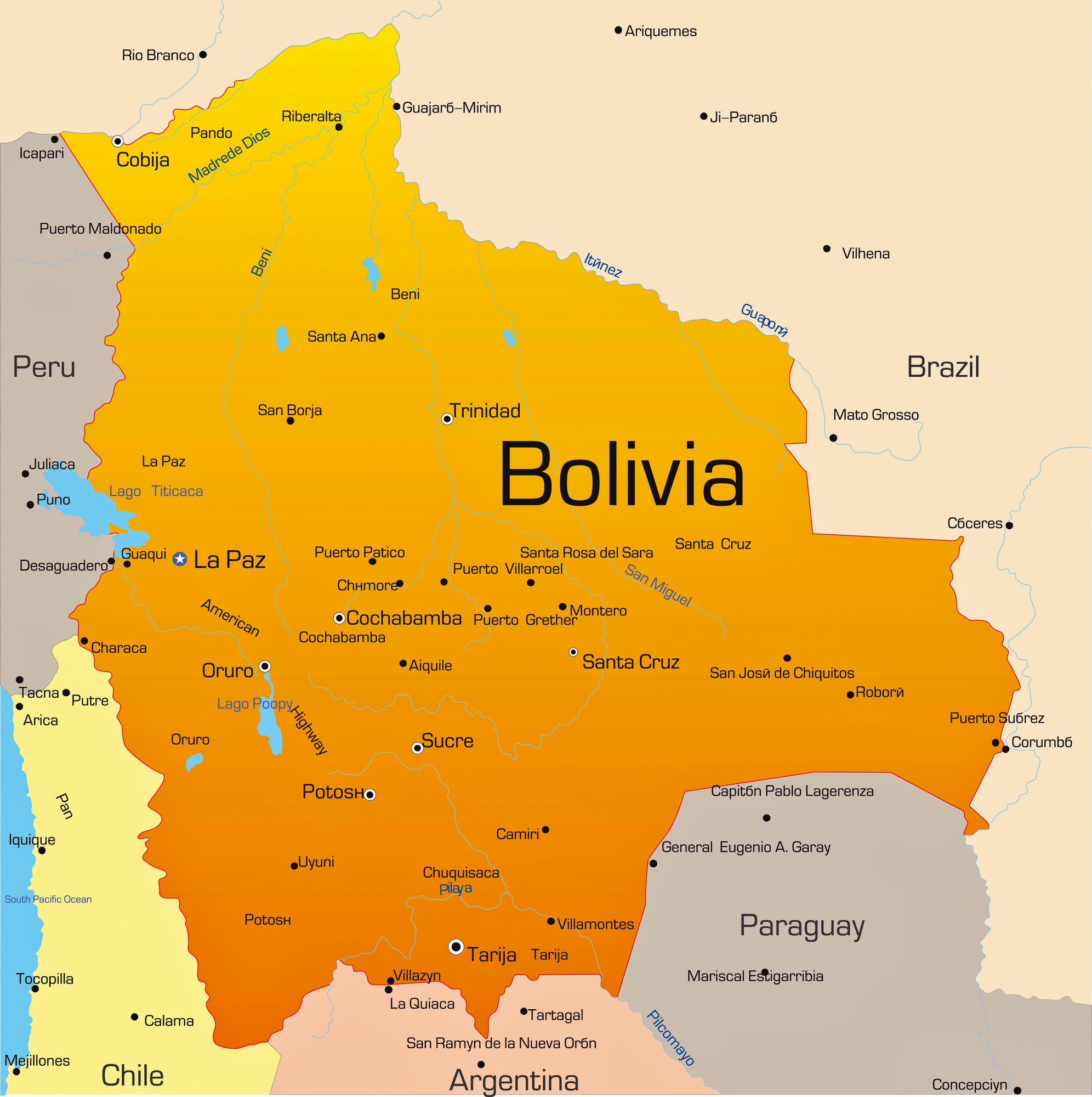 Mapa De Bolivia Descarga Los Mapas De Bolivia Images And Photos Finder ...