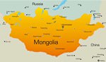 Mapa de ciudades de Mongolia