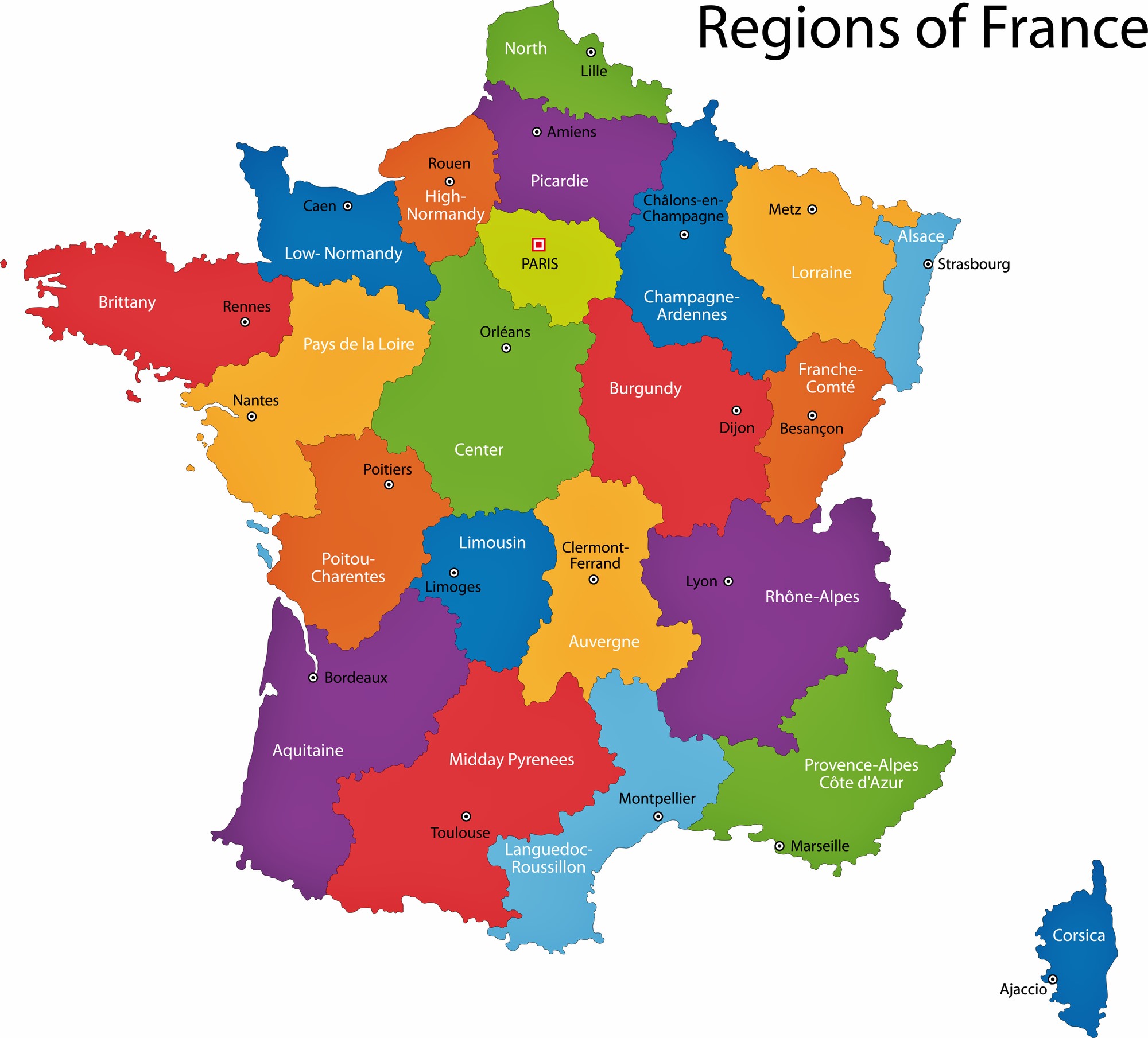 Mapa De Francia Por Provincias Mapa Images