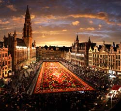 Brussels panorama - popular sightseeings in Brussels