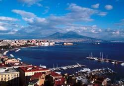 Napoli panorama - popular sightseeings in Napoli