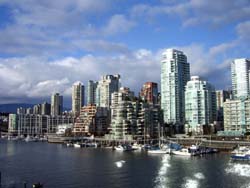 Vancouver panorama - popular sightseeings in Vancouver