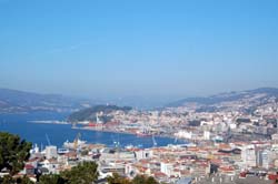 Vigo panorama - popular sightseeings in Vigo