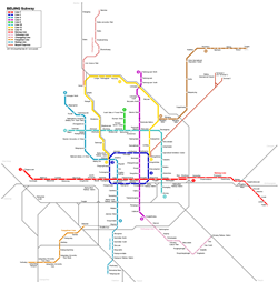 Beijing metro map