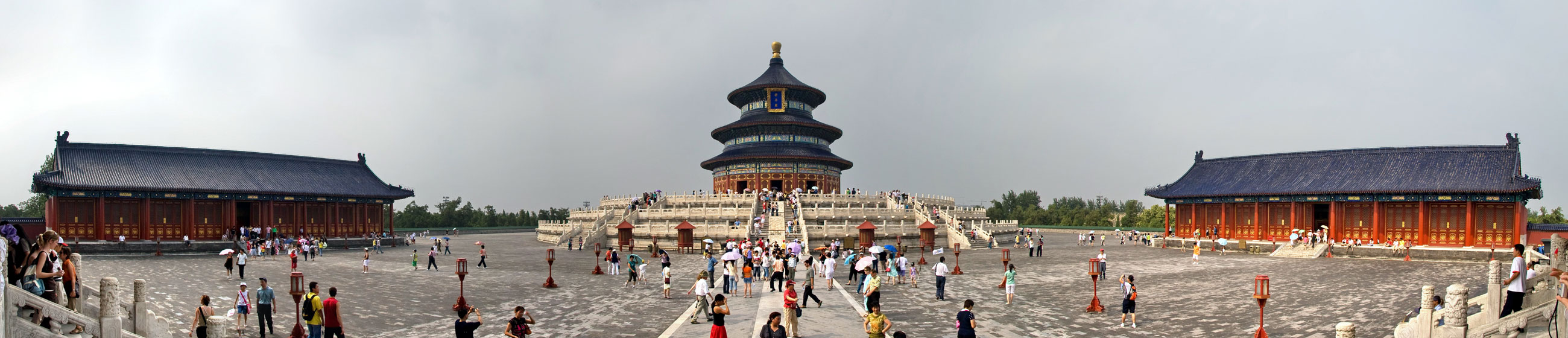 Пекин храм неба панорама