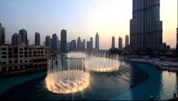 Фонтаны в Дубае, ОАЭ