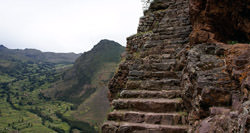 Stairs to Machu Picchu, Peru