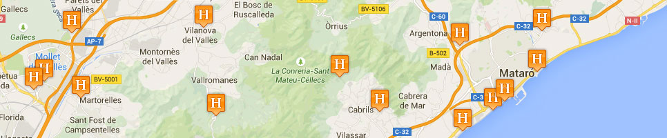 Поиск отелей на карте Италии